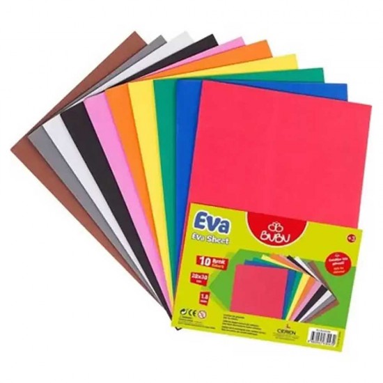 BU-BU 0035 EVA 20X30CM 10 RENK