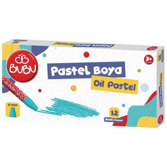 BU-BU PAS001 PASTEL BOYA 12 RENK