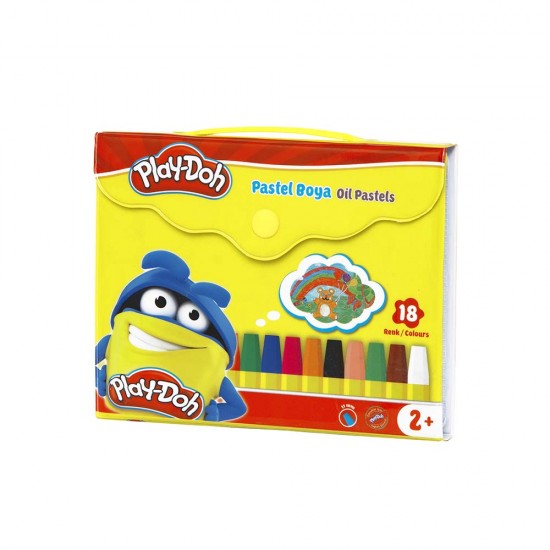 PLAY-DOH PLAY-PA006 PASTEL BOYA ÇANTALI 18 RENK