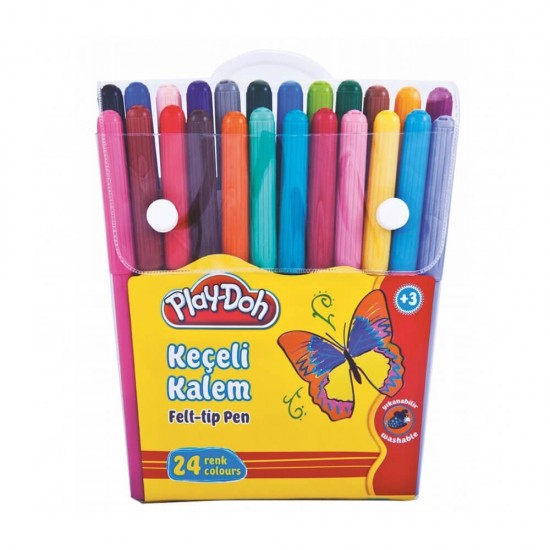 PLAY-DOH KE006 KEÇELİ KALEM 2 MM 24 RENK