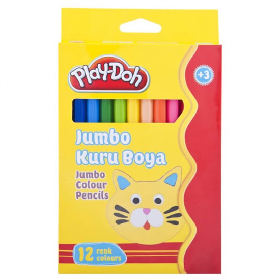 PLAY-DOH PLAY-KU008 KURUBOYA JUMBO ÜÇGEN 12 RENK