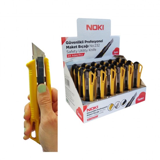 NOKİ 65232 GENİŞ PROFESYONEL MAKET BIÇAĞI NO:232