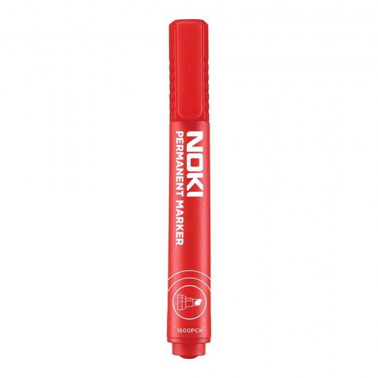 NOKİ MARKER KESİK UÇ KIRMIZI 1800PCK