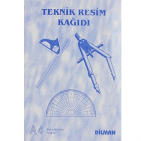 DİLMAN TEKNİK RESİM KAĞIDI A4 DİKEY