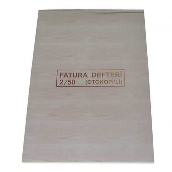 DİLMAN FATURA DEFTERİ OTOKOPİLİ 2X50 3 NÜSHA