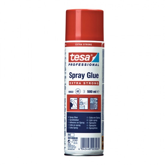 TESA 60022 SPRAY GLUE GÜÇLÜ YAPIŞTIRICI 500ML