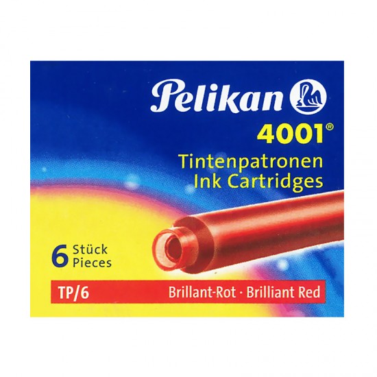 PELİKAN 4001 YAZI MÜREKKEBİ 30ML KIRMIZI