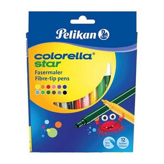 PELİKAN 822305 C302 COROLELLA KEÇELİ KALEM 12 RENK