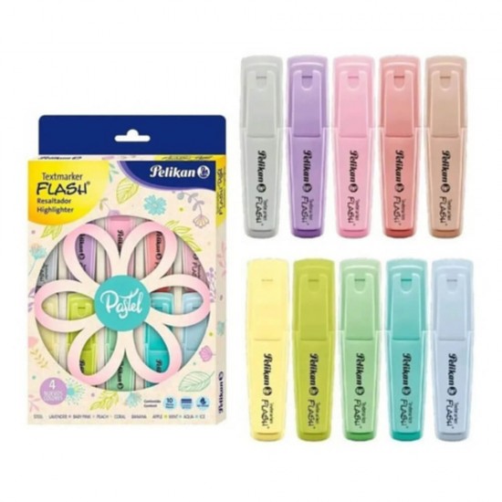 PELİKAN 78803 FOSFORLU KALEMİ PASTEL 10LU SET