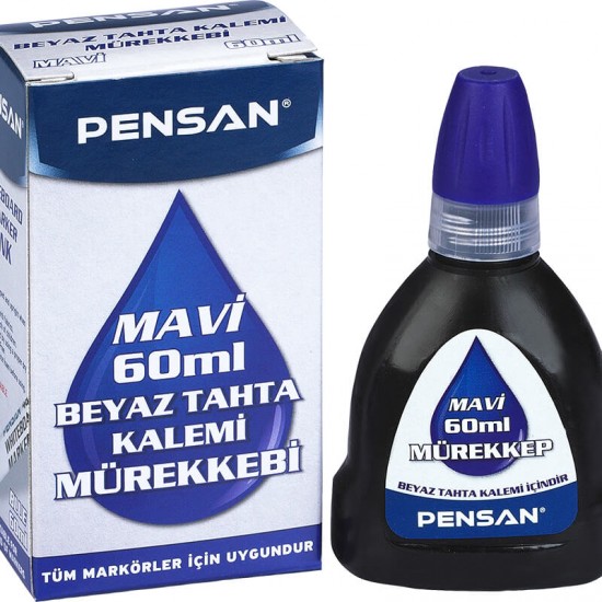 PENSAN 4800 TAHTA KALEMİ MÜREKKEBİ 60ML MAVİ