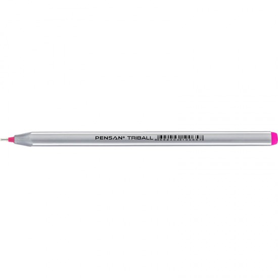 PENSAN 01003 TRİBALL TÜKENMEZ KALEM 1.0MM PEMBE