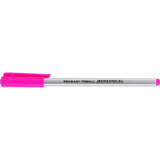 PENSAN 01003 TRİBALL TÜKENMEZ KALEM 1.0MM PEMBE