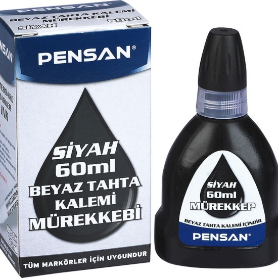 PENSAN 4800 TAHTA KALEMİ MÜREKKEBİ 60ML SİYAH