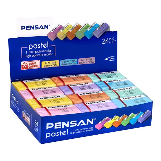 PENSAN 99975 PASTEL SİLGİ PSS24P 24LÜ