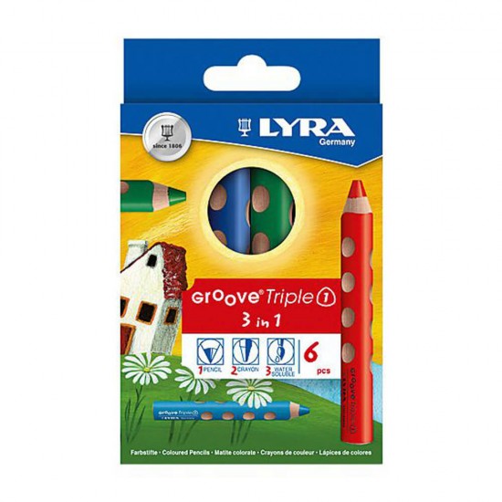 LYRA 3831060 GROVE KURU B.KALEMİ 6LI