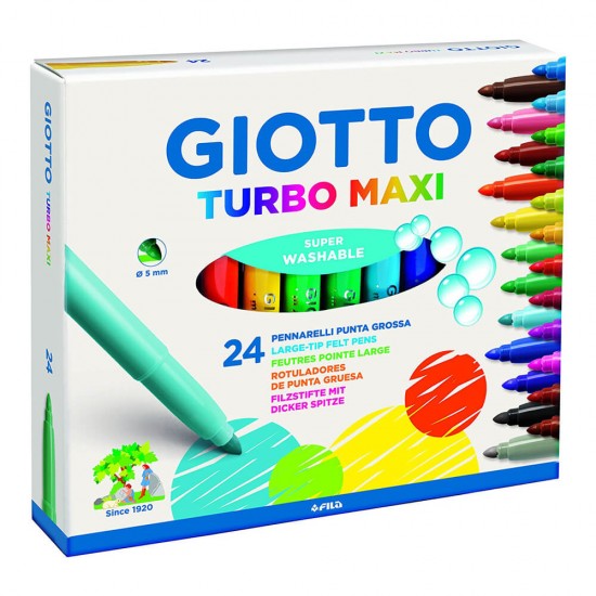 GIOTTO 455000 KEÇELİ KALEM JUMBO 24LÜ