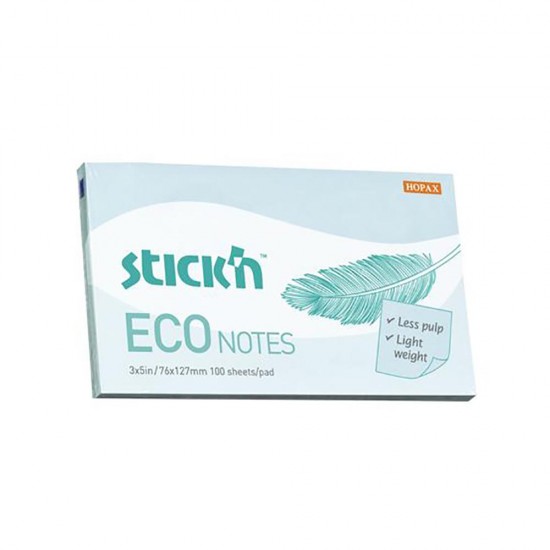 GIPTA 21751 STICKN 76X127 ECO N0TE PASTEL MAVİ 100YP