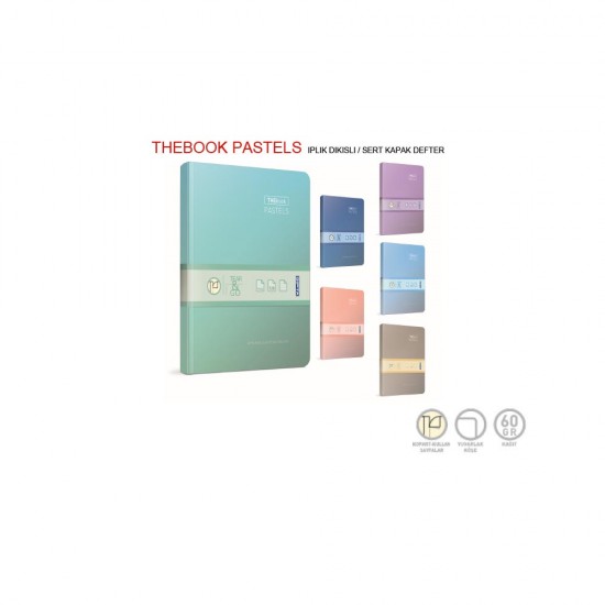 GIPTA 3304 THEBOOK PASTEL İP DKŞ SRT KPK DEF 20X28 200YP ÇİZGİLİ