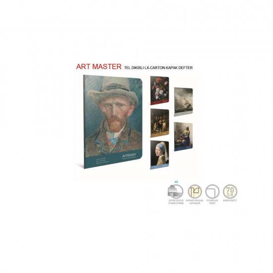 GIPTA 3662 ART MASTER TEL DKŞ KRT KPK DEF 19X26 60YP ÇİZGİLİ