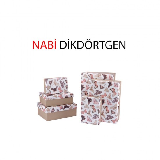 GIPTA BX0871 NABİ DİKDÖRTGEN 6LI KUTU SET