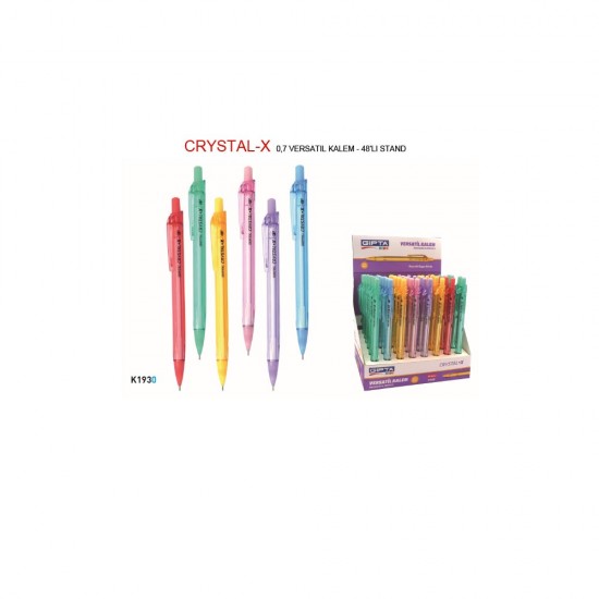 GIPTA 1930 VERSATİL CRYSTAL X 07MM 6RENK 48Lİ STN