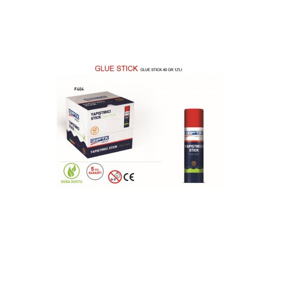 GIPTA F404000 GLUE STICK 12Lİ 40GR BEYAZ