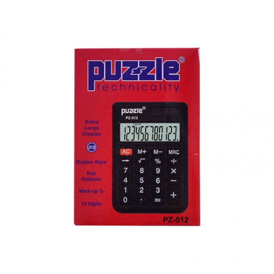 PUZZLE PZ-512 CEP HESAP MAKİNASI