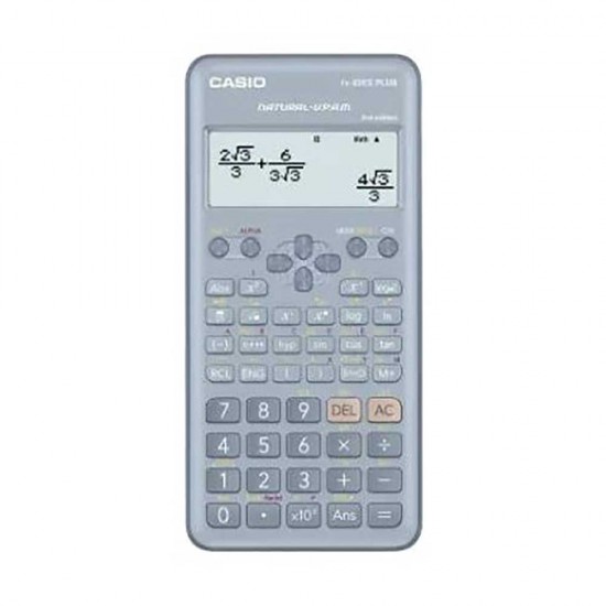 CASIO FX-82 ES PLUS RENKLİ HESAP MAKİNESİ FONKSİYONLU MAVİ