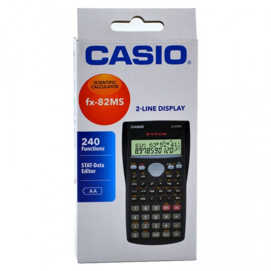 CASIO FX-82MS HESAP MAKİNASI 12 HANE FONK..