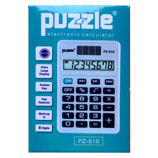 PUZZLE PZ-510 HESAP MAKİNASI CEP TİPİ