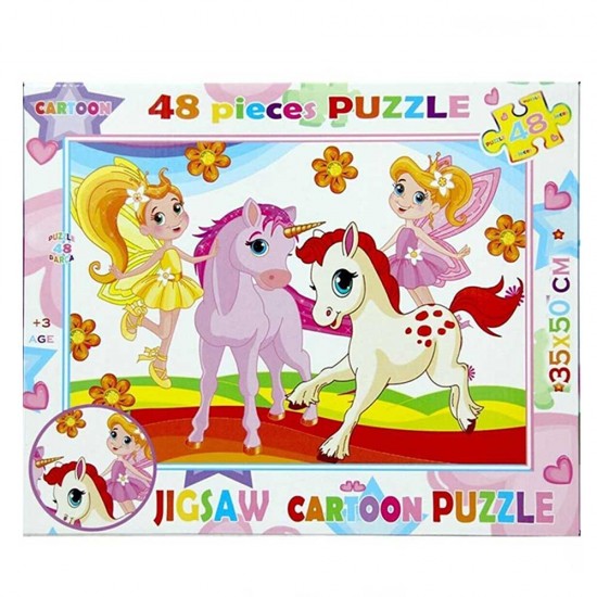 CARTOON AKIL OYUNLARI 48 PARÇA PUZZLE