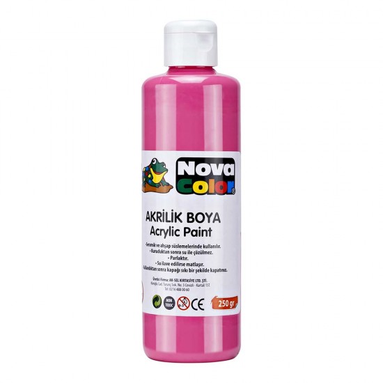 NOVA COLOR NC-439 AKRİLİK BOYA 250GR PEMBE