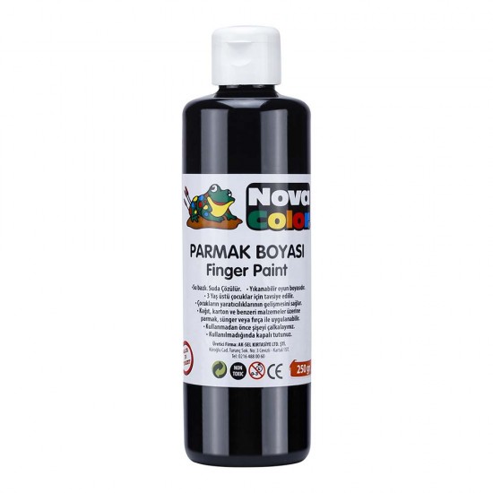 NOVA COLOR NC-445 PARMAK BOYASI 250GR SİYAH