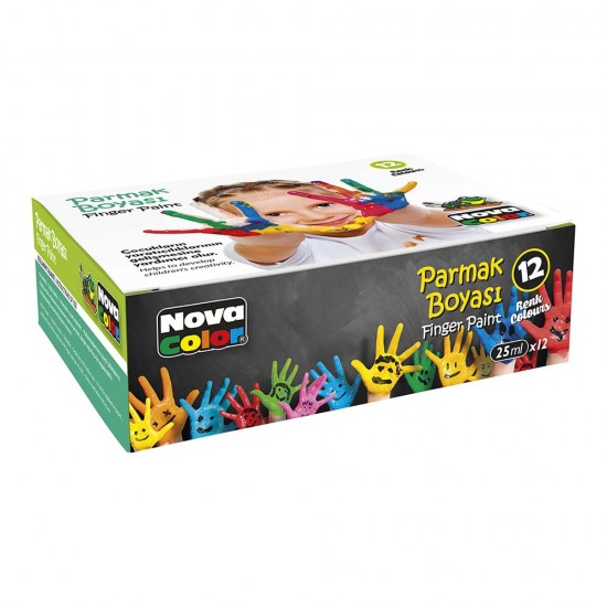 NOVA COLOR NC-460 PARMAK BOYASI 12 RENK