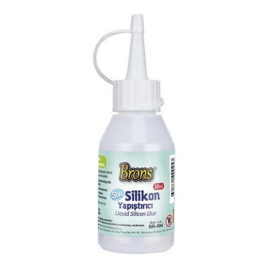 BRONS BR-404 SIVI SİLİKON YAPIŞTIRICI 50GR