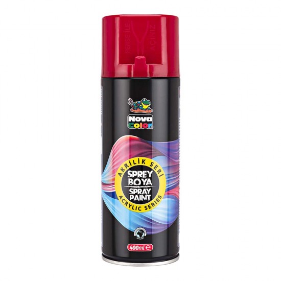 NOVA COLOR NC-3501 AKRİLİK SPREY BOYA KIRMIZI 400ML