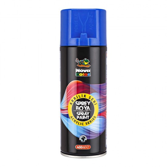 NOVA COLOR NC-3502 AKRİLİK SPREY BOYA MAVİ 400ML