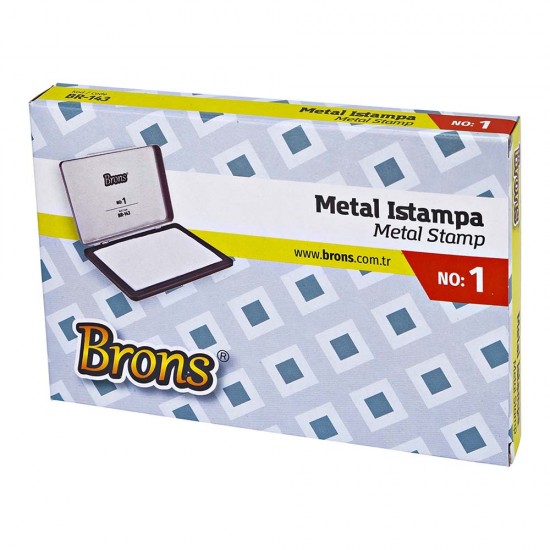 BRONS BR-143 ISTAMPA METAL KUTU NO:1