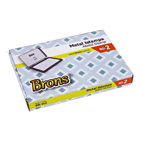 BRONS BR-142 ISTAMPA METAL KUTU NO:2