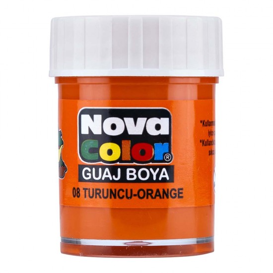 NOVA COLOR NC-110 GUAJ BOYA ŞİŞE TURUNCU