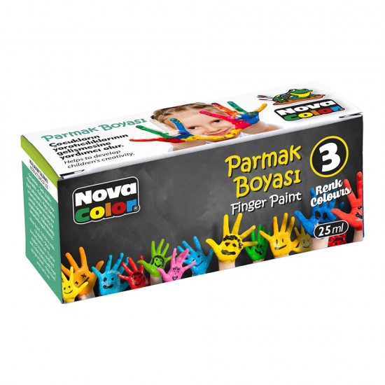 NOVA COLOR NC-137 PARMAK BOYASI 3 RENK