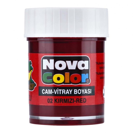 NOVA COLOR NC-150 SU BAZLI CAM BOYASI KIRMIZI