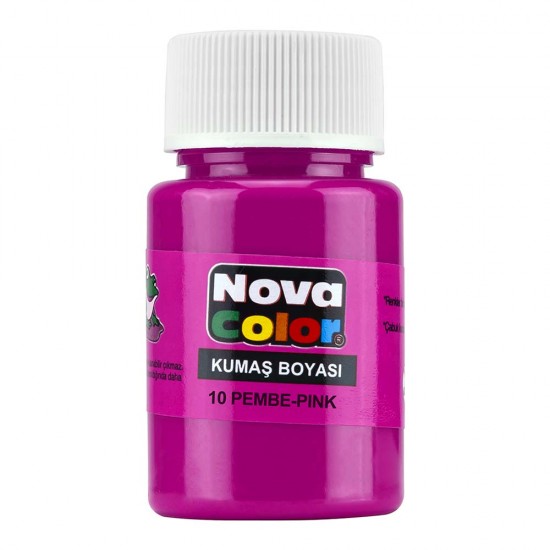 NOVA COLOR NC-168 KUMAŞ BOYASI ŞİŞE PEMBE