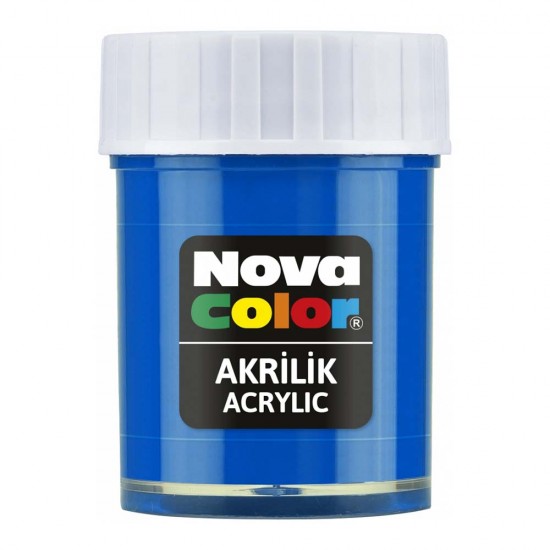 NOVA COLOR NC-171 AKRİLİK BOYA ŞİŞE MAVİ