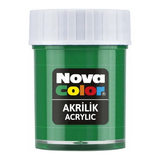 NOVA COLOR NC-172 AKRİLİK BOYA ŞİŞE YEŞİL