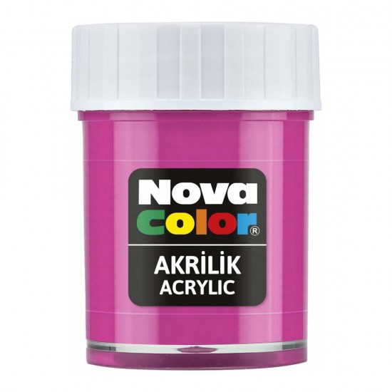 NOVA COLOR NC-178 AKRİLİK BOYA ŞİŞE PEMBE