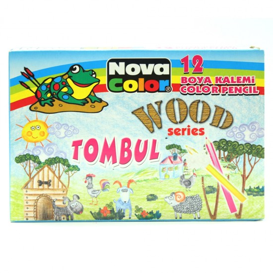 NOVA COLOR NC-405 KURUBOYA TOMBUL 1/2 BOY 12Lİ