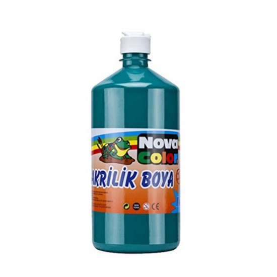 NOVA COLOR NC-224 AKRİLİK BOYA 1KG YEŞİL