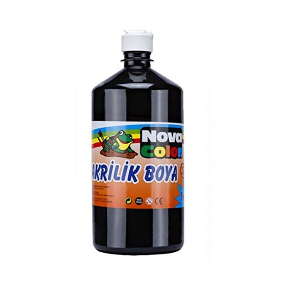 NOVA COLOR NC-226 AKRİLİK BOYA 1KG SİYAH