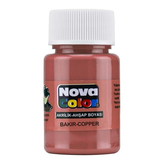 NOVA COLOR NC-236 AKRİLİK BOYA ŞİŞE BAKIR